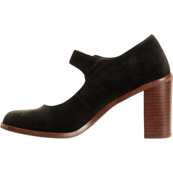 NEW Sofft Shauna Mary Jane Heels - Suede in moss For Women 825 4s2 - Picture 4 of 6